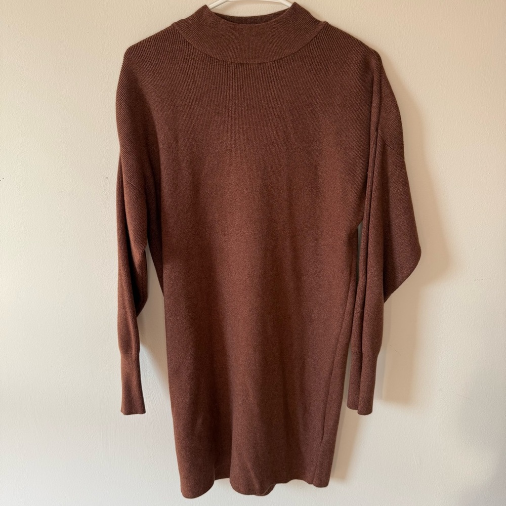Abecrombie & Fitch Sweater Dress Brown size Small